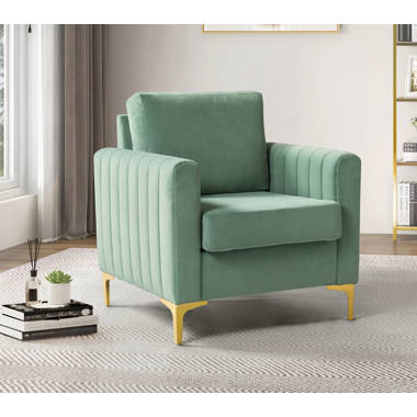 Sage discount velvet chair